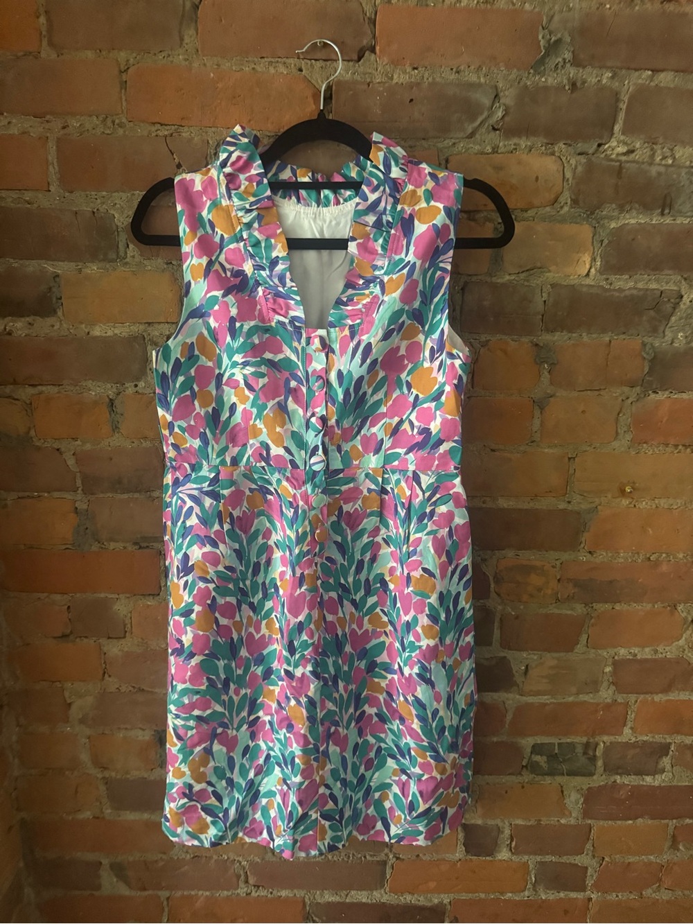Tyler Böe Reversible Floral Mini Dress — Size 2 / Fits Like a 4